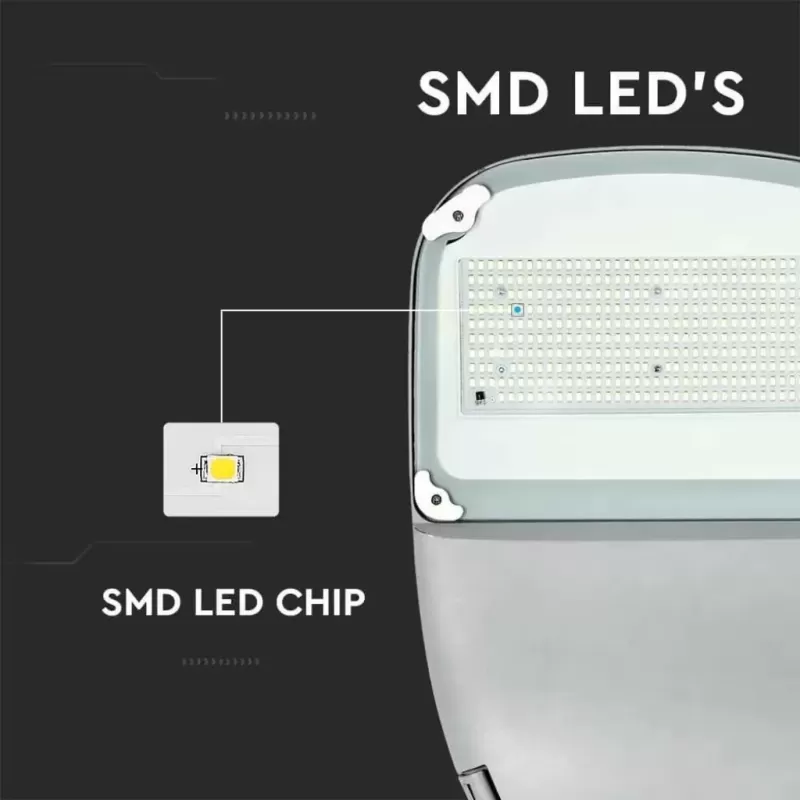 Lampione Solare Stradale V-Tac 50W con Pannello Fotovoltaico | Solar Stock