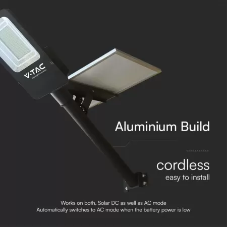 lampione solare con pannello 2