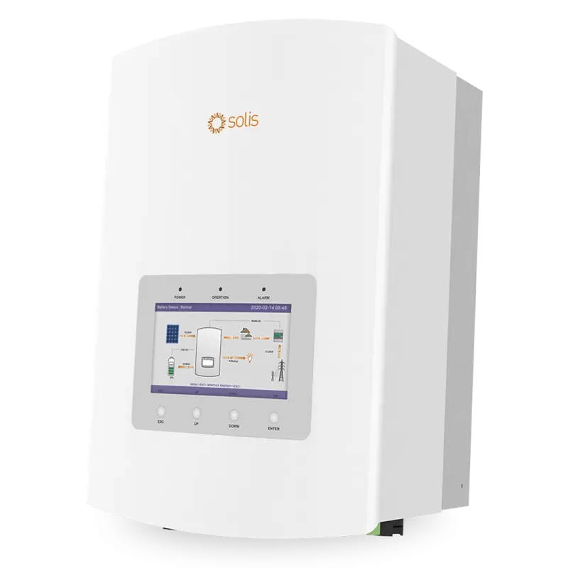 SOLIS S5-EH1P6K-L – INVERTER MONOFASE IBRIDO 2 MPPT 6 KW