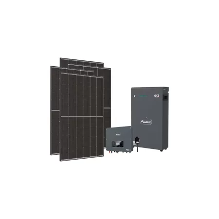 Kit fotovoltaico monofase 3600W inverter 3kW  batteria al litio 5.1kWh