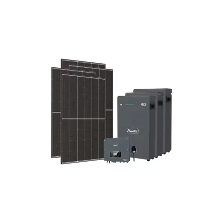 Kit fotovoltaico con inverter e accumulo 15 kw