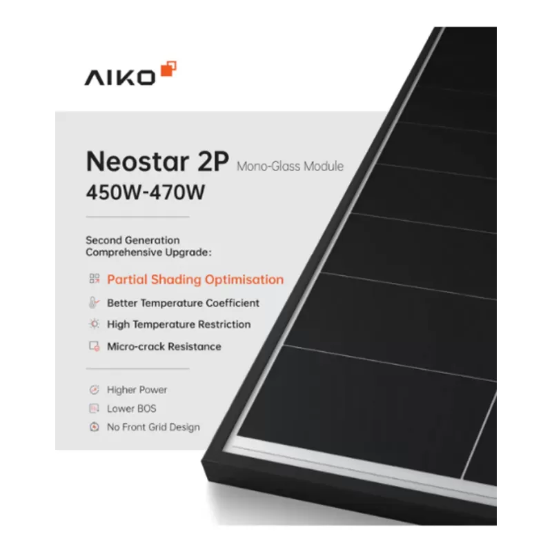 Modulo Aiko Neostar 2P A470-MAH54Mw | Solar Stock