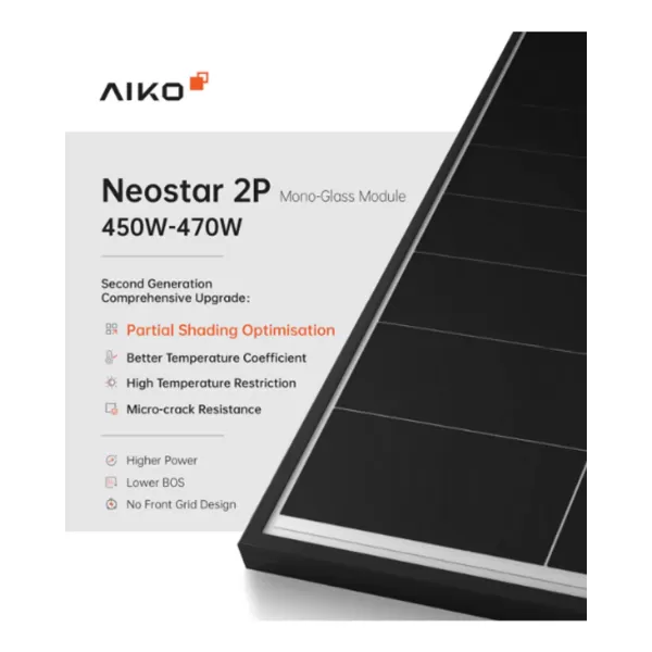 Modulo Aiko Neostar 2P A470-MAH54Mw | Solar Stock