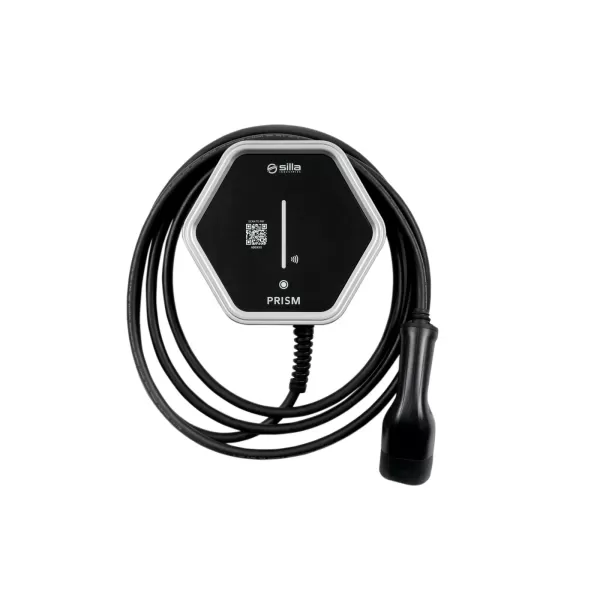 Colonnina di ricarica monofase 7.4kW 5m PRISM SOLAR RFID - PBS01320205R