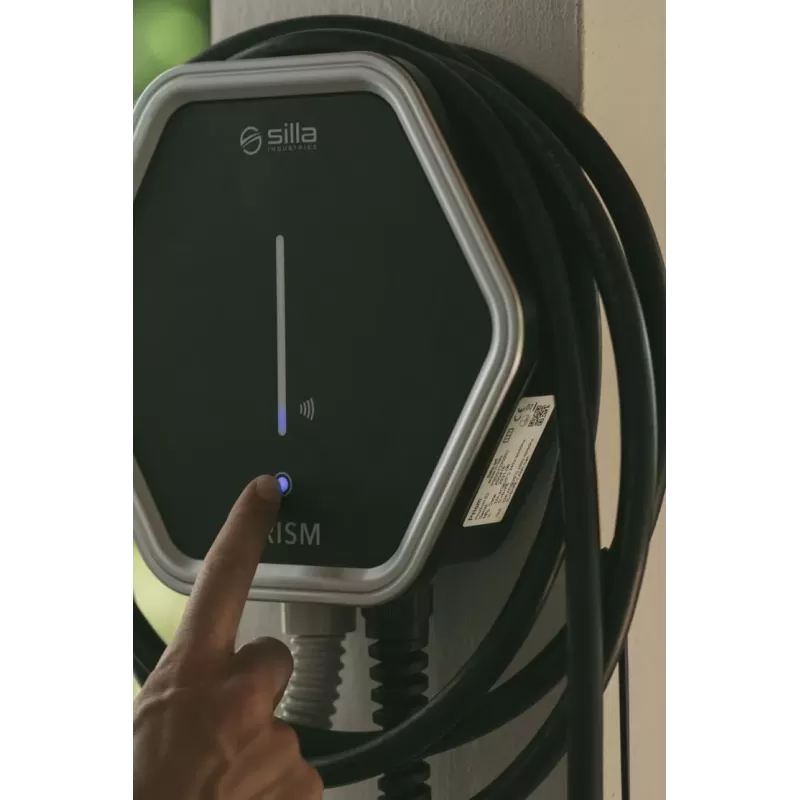 Silla Prism Solar RFID colonnina di ricarica monofase 7.4kW con cavo 7m PBS01320207R